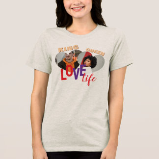 King & Queen Love Life Romantic Women's Tri-Blend Shirt