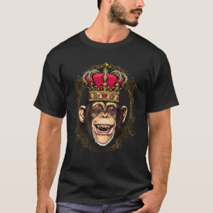 King Queen Monkey Princess Animal Primate Monkey T-Shirt