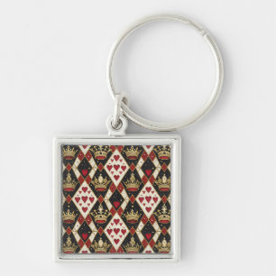 King & Queen of Hearts Key Ring