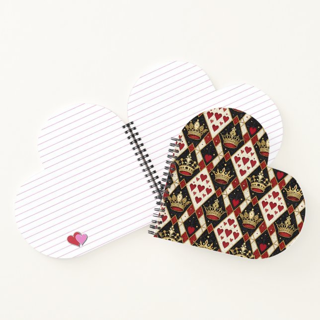 King & Queen of Hearts Notebook (Inside)