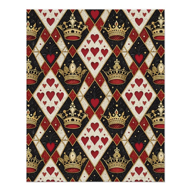 King & Queen of Hearts Poster (Front)