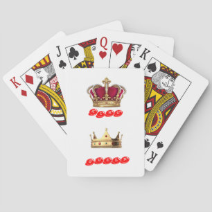 king queen playing cards