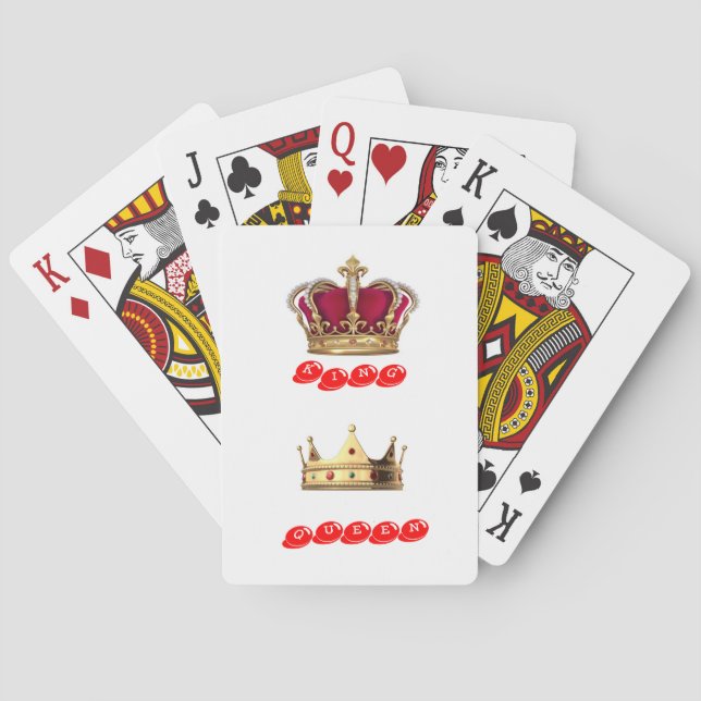 king queen playing cards (Back)