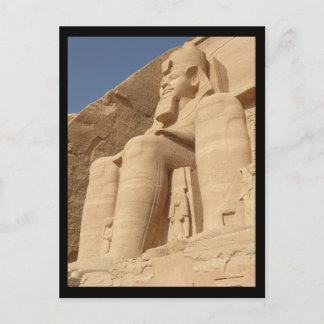 King Ramses Abu Simbel Egypt Postcard