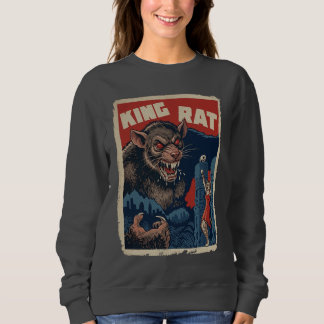 King Rat - Vintage Monster Movie Parody Poster Sweatshirt