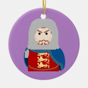King Richard I (the Lionheart) of England Ceramic Ornament