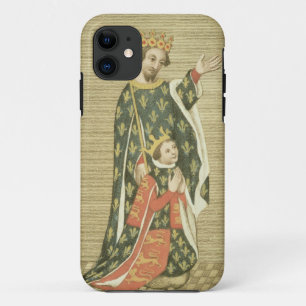 King Richard II (1367-1400) with his father Edward iPhone 11 Case