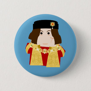 King Richard III of England 6 Cm Round Badge