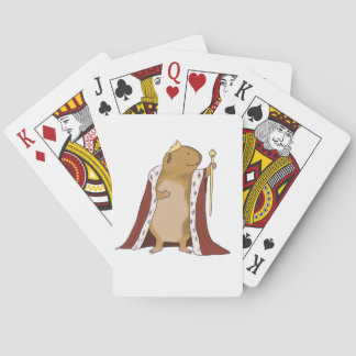 King Riley the guinea pig Playing Cards