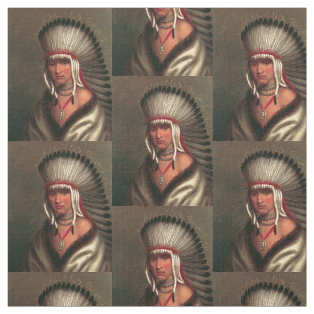 King’s “Generous Chief” art fabric (Swatch)