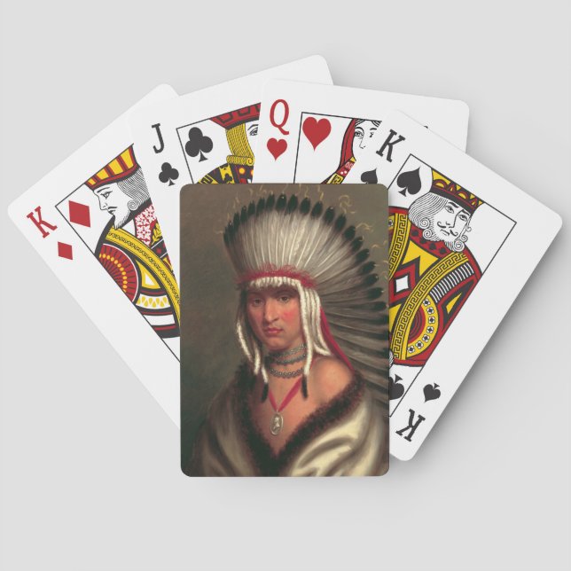 King’s “Generous Chief” playing cards (Back)