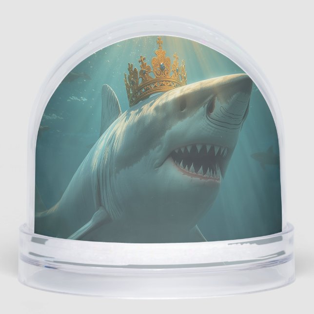King shark snowglobe (Front)