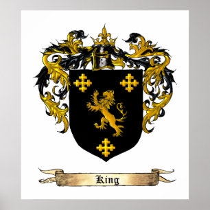King Shield / Coat of Arms Poster