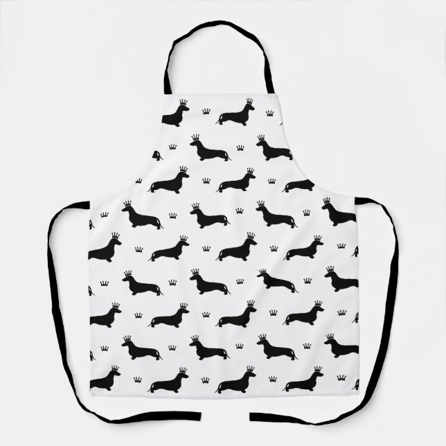 King Short Hair Dachshund - pattern 1 Apron (Front)