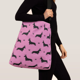 King Short Hair Dachshund - pattern 1 Crossbody Bag
