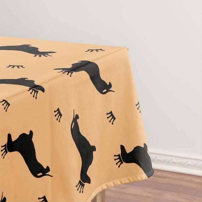 King Short Hair Dachshund - pattern 1 Tablecloth (In Situ)