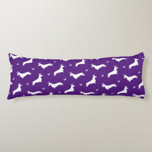 King Short Hair Dachshund - pattern 2 Body Cushion