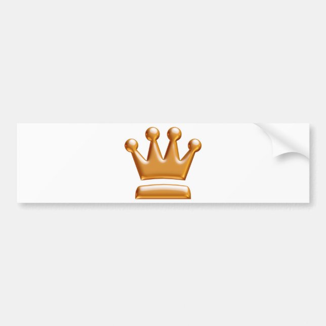 King Size Bumper Sticker..! Sticker (Front)