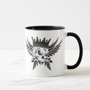 King Skull with Dagger Mug