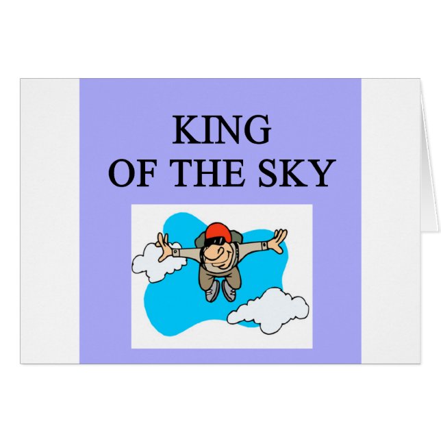 king sky diver skydiving (Front Horizontal)