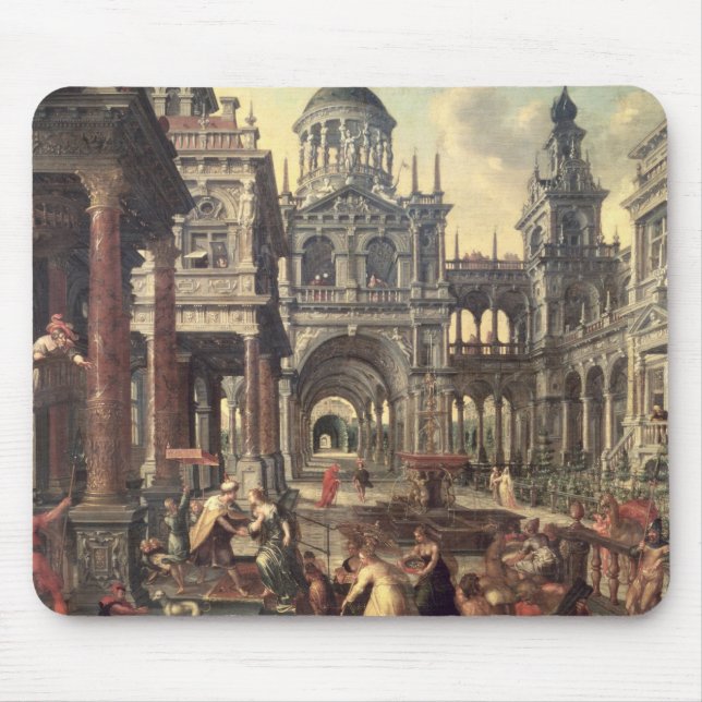 King Solomon and the Queen of Sheba Mouse Pad (Front)