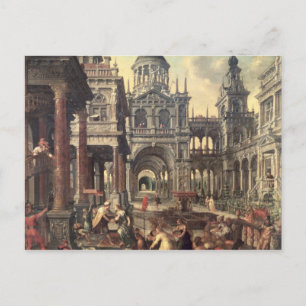 King Solomon and the Queen of Sheba Postcard