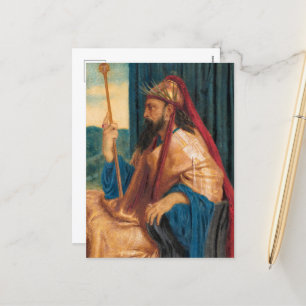 King Solomon by Simeon Solomon Holiday Postcard