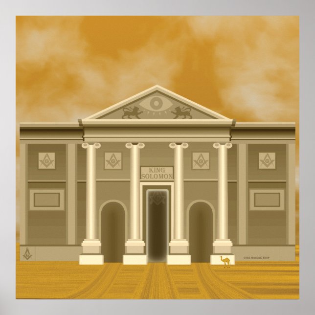 King Solomon's Temple Poster (Front)