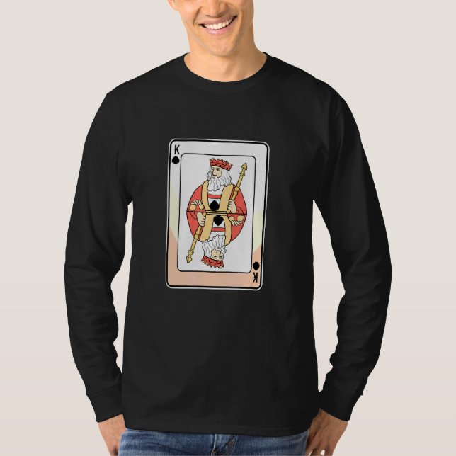 King Spades For Men T-Shirt (Front)