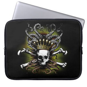 King Squid Skull Laptop Sleeve