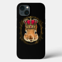King Squirrel Wearing CrownQueen Squirrel Animal 3
