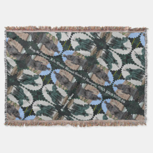 King St Stephen I & Blessed Gisela of Hungary Throw Blanket