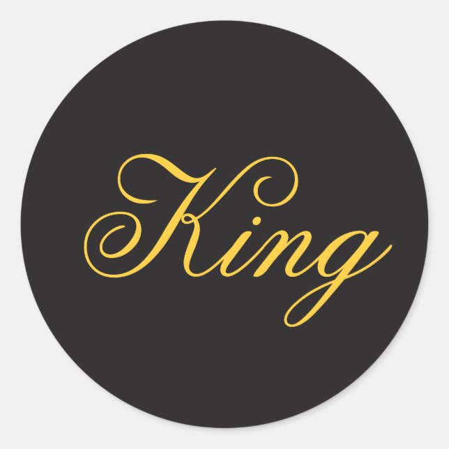 King Sticker (Front)