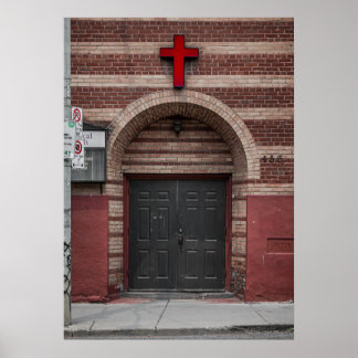 King Street East Methodist Church No 5 Colour Poster