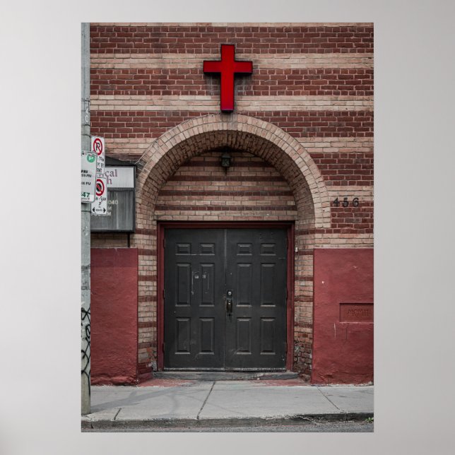 King Street East Methodist Church No 5 Colour Poster (Front)