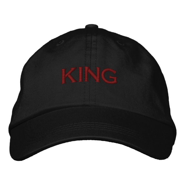 KING Style, Comfort Embroidered-Hat Visor Embroidered Hat (Front)
