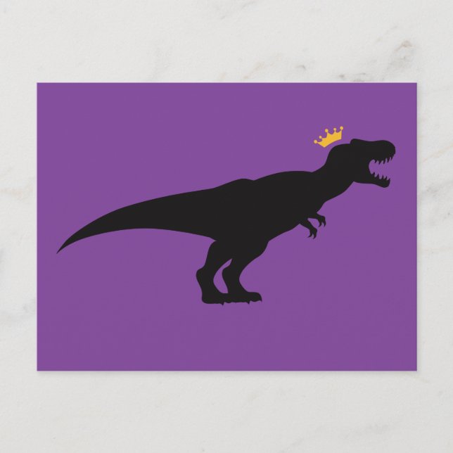 King T-Rex Postcard (Front)