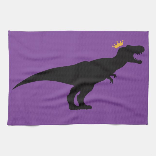 King T-Rex Tea Towel (Horizontal)