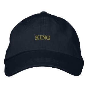 King Text Create your text-Hat Elegant Handsome Embroidered Hat
