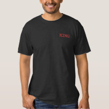 King Text Handsome Charcoal Heather. Colour Men's