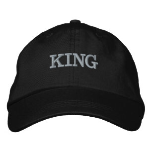 KING Text/Name Personalised Custom Hats & Caps