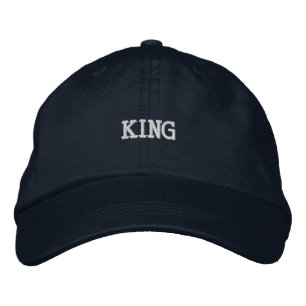 KING Text Perfect fit and all-day comfort-Hats Men Embroidered Hat