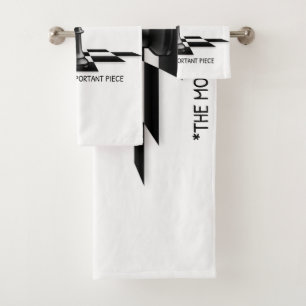 King The Most Important Piece  Bath Towel Set