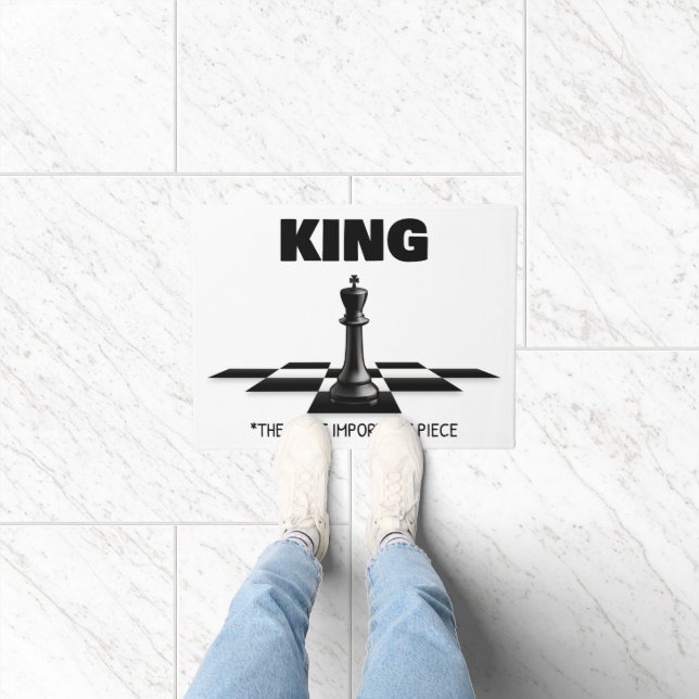 King The Most Important Piece  Doormat (Indoor)