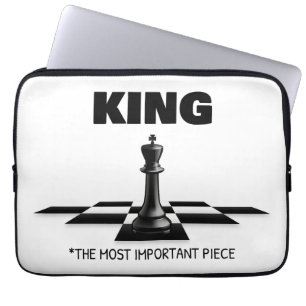 King The Most Important Piece Laptop Sleeve