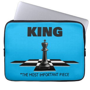 King The Most Important Piece Laptop Sleeve