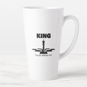 King The Most Important Piece Latte Mug
