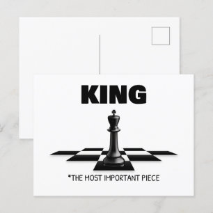King The Most Important Piece Postcard