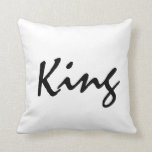 King Throw Decorative Bedroom Pillow<br><div class="desc">Accent your home with custom polyester pillows from Zazzle. Made of a high quality Simplex Knit fabric, these 100% Polyester pillows are soft and wrinkle free. The heavy weight stretch material provides great colour definition for your designs, text, monogram, and photos. The perfect complement to your couch, custom pillows will...</div>