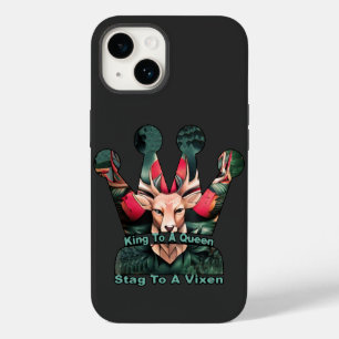 King to a queen Stag to a vixen Case-Mate iPhone 14 Case